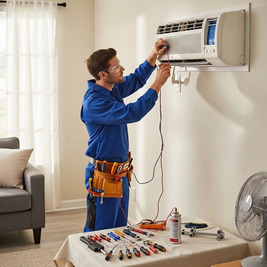 Şereflikoçhisar Whirlpool Whirlpool klima gaz dolumu ve bakım – Enerji verimliliği artırıldı. - Teknik servis örneği